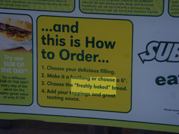 ‘Freshly baked’ at Subway?